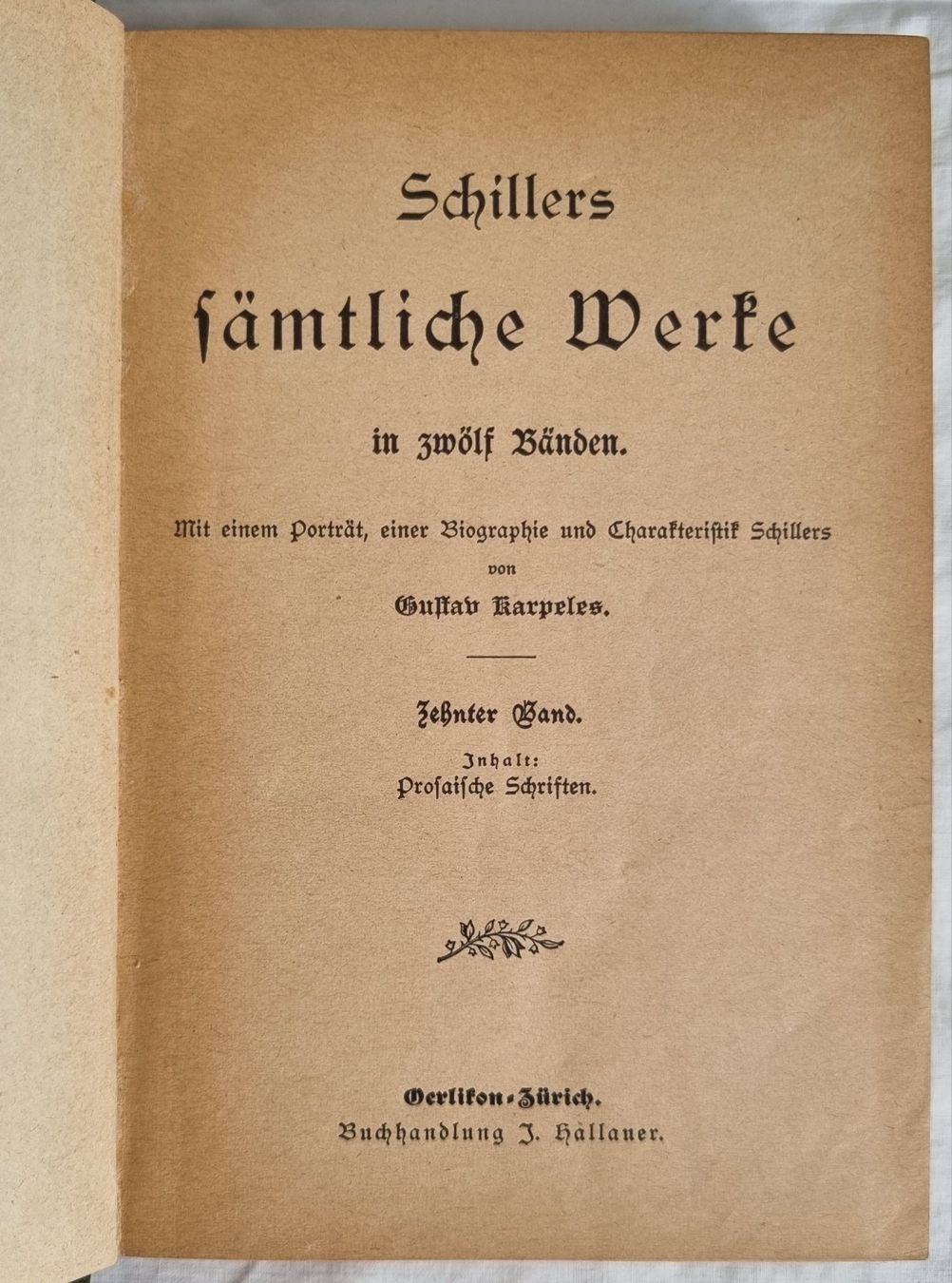 Bücher: Antike Bücher: Hallauer'sche Klassiker - Sammlung – Gebraucht aus Olten von Jurablick12 2
