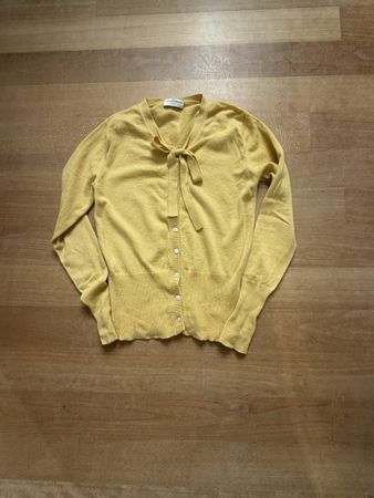 Cardigan Cashmere Friends XS-gelb 100% Kaschmir Gsse S