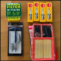 Lot de 4 bougies NGK ZFR6T-11G + clé articulée