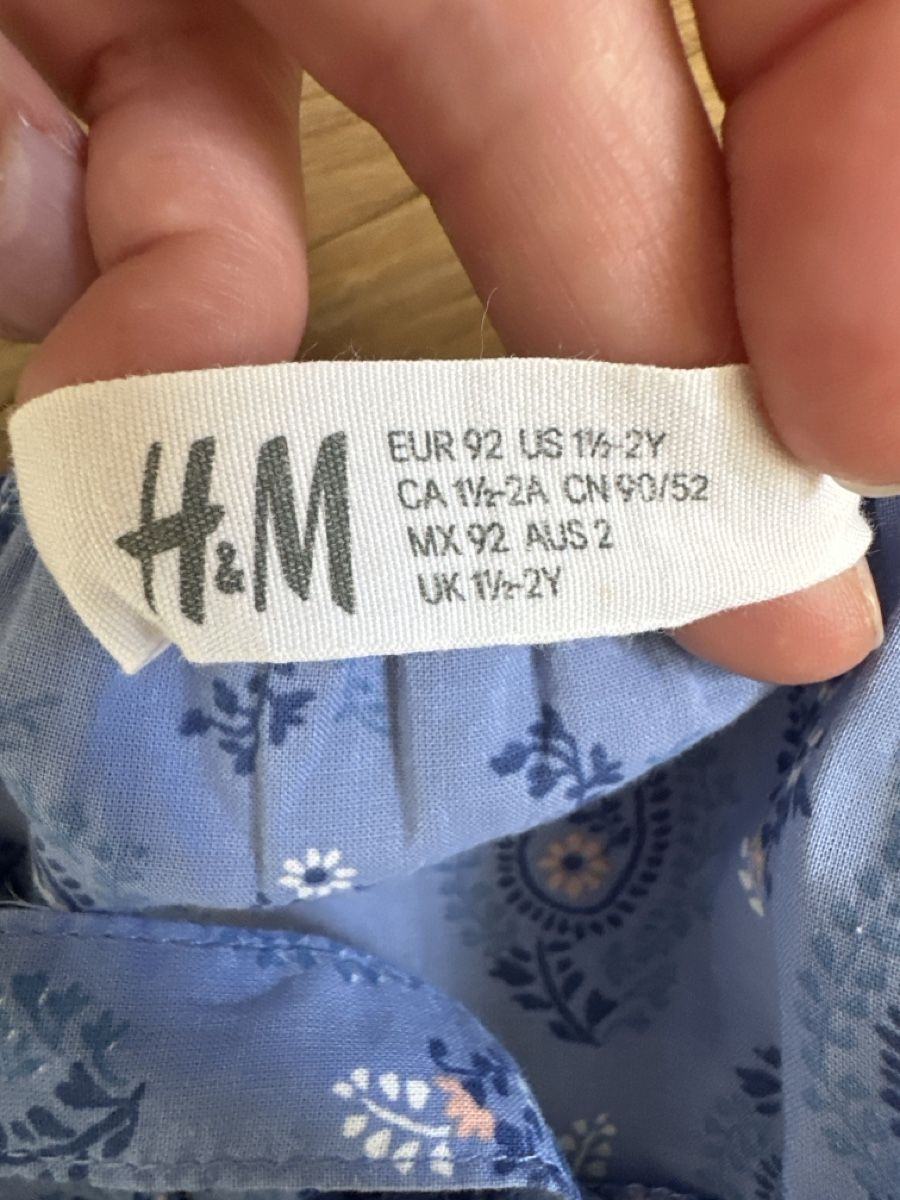 H&M Vestiti & Gonne: Robe d'été H&M bleu taille 92cm, 2 ans. – Usato da Commugny venduto da rus_my8v 2