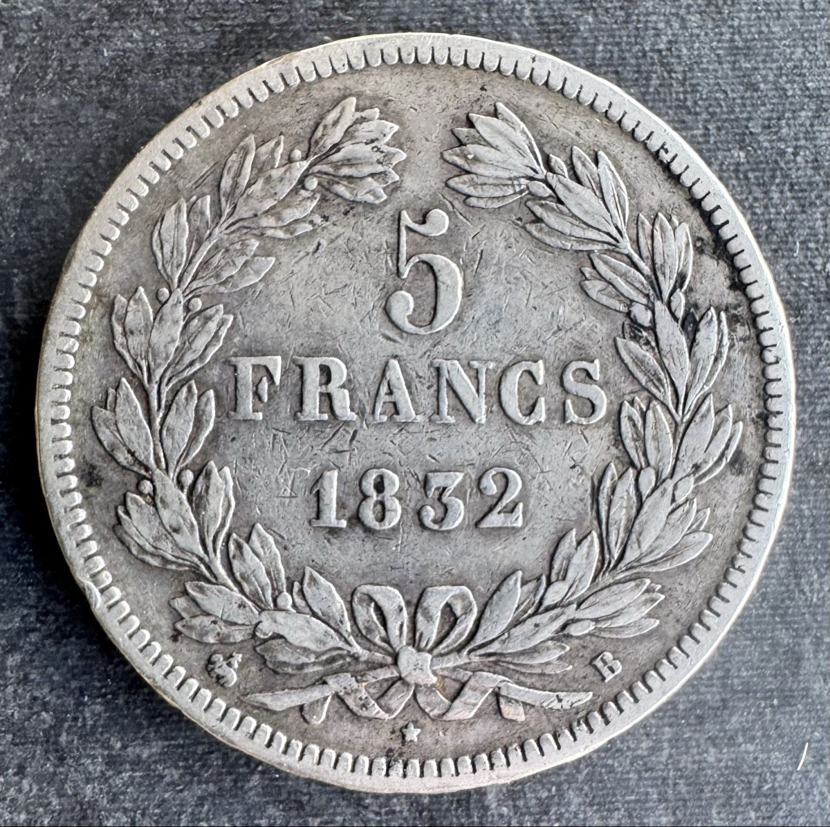 Tutti le monete: Frankreich - 5 Francs 1832 B – Usato da Meilen venduto da coins4sale 1