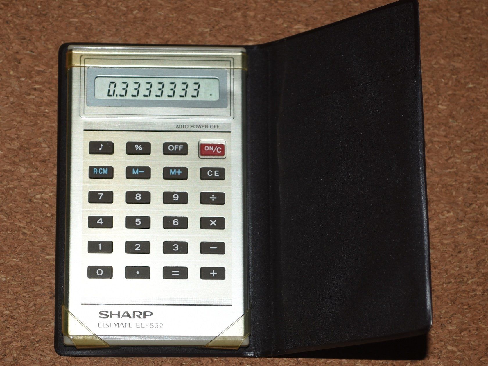 Sharp Calculatrices: Taschenrechner SHARP ELSI MATE EL-832, Vintage – D'occasion à Emmen par renerich