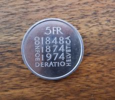 Schweizer Gedenkmünze Verfassungs-Revision 1974