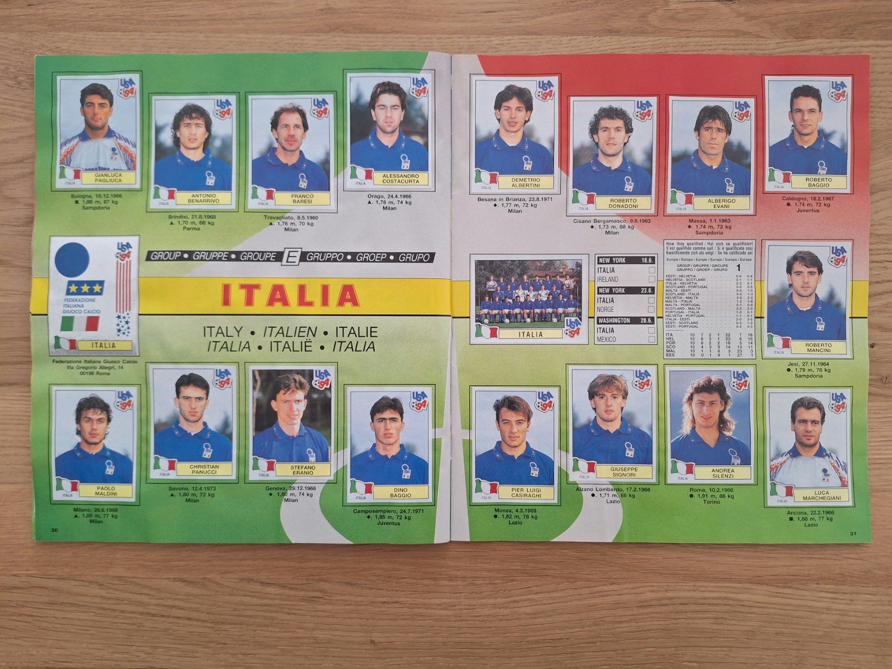 Panini Alben: PANINI WORLD CUP 1994 – Gebraucht aus St. Gallen von Matrix023 8