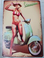 Blechtafel / Blechschild Vespa