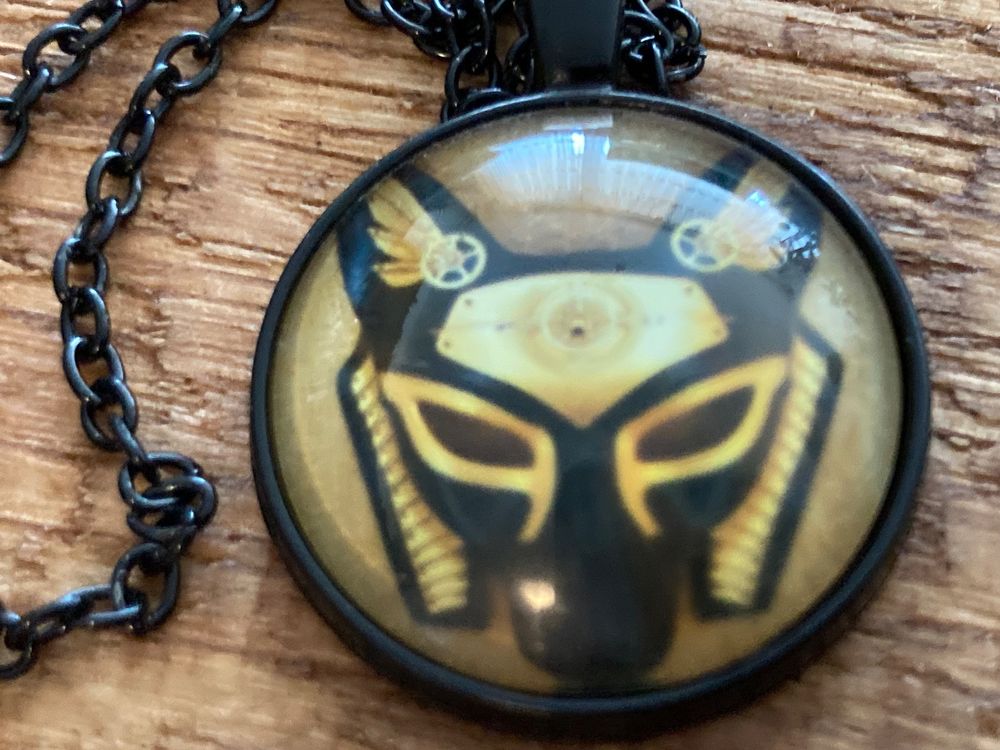 Collier Steampunk Unique Tête de Chat Mécanique Noir (D #39 occasion) à