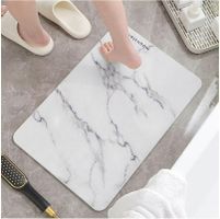 Moonstone Badematte 60x39cm Badteppich Nebelgrau Diatomit