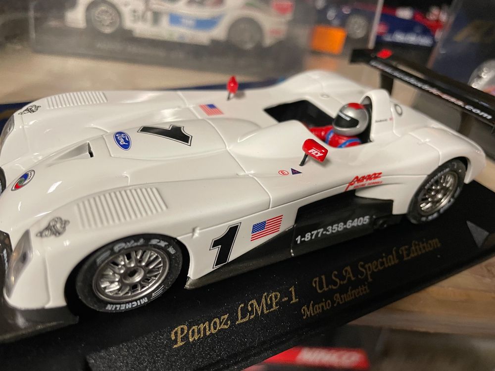 Voiture Slot PANOZ LMP-1 Paginas Amarillas #2 – Échelle 1/32 Par FLY T3