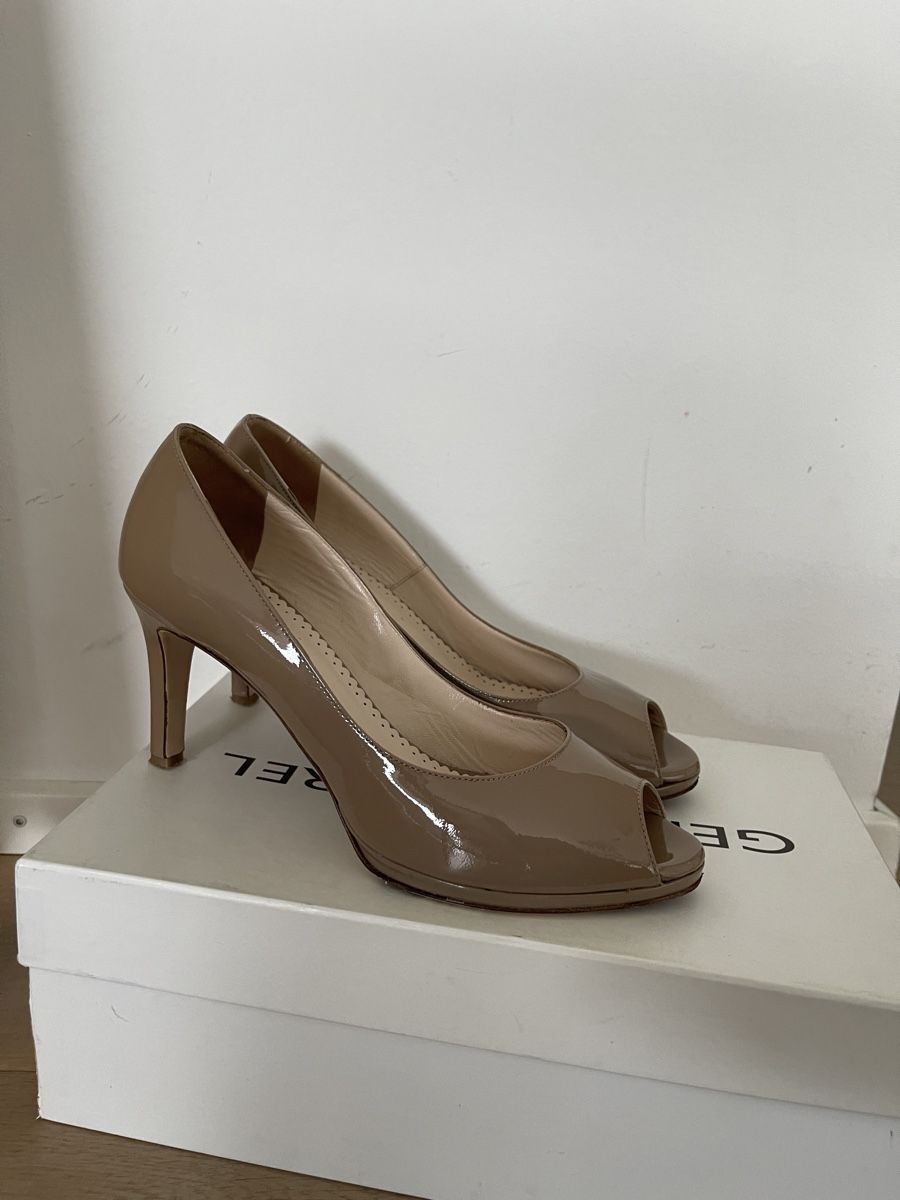 Damenschuhe: Festa Italian leather open toes – Gebraucht aus Nyon von My_wardrobe