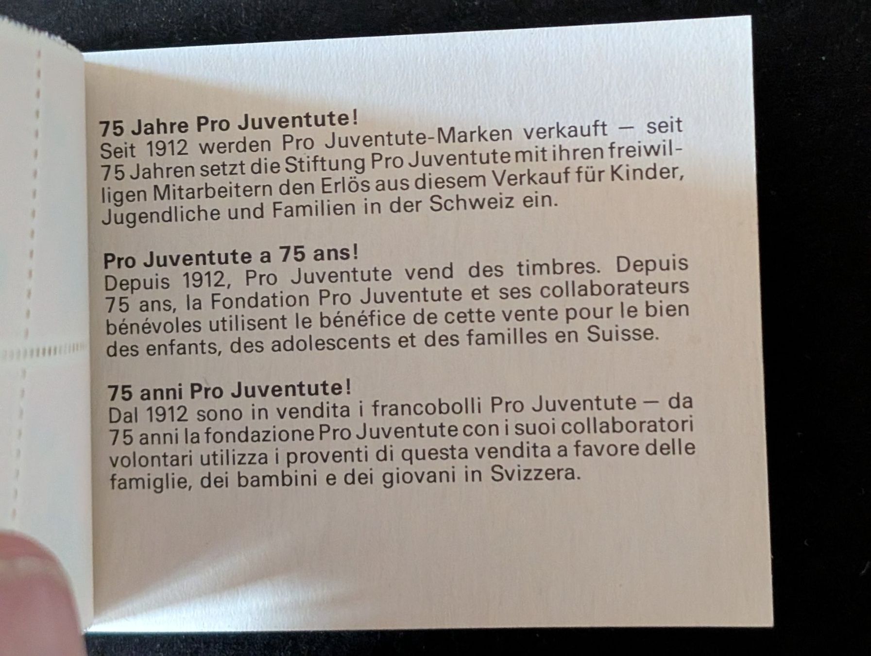 Tutti i francobolli: Pro Juventute Markenheft 1987 postfrisch – Nuovo (secondo la descrizione) da Steinmaur venduto da compura49 6