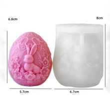Giessform Silikonform Osterei Hase