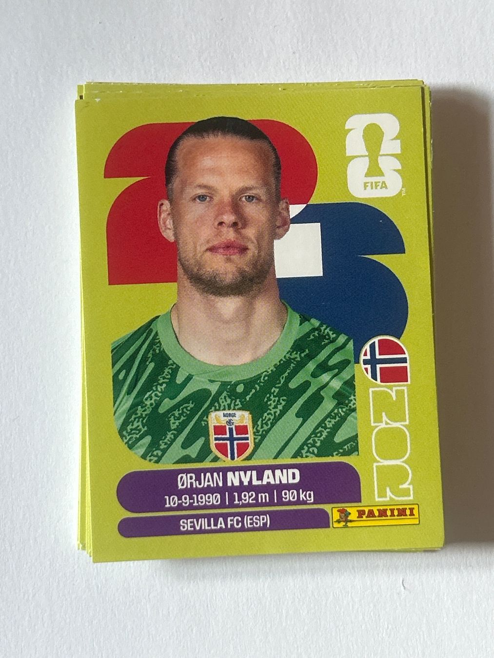 Panini Carte collezionabili: Panini WM 2026 Sticker - Nyland NOR 2 – Nuovo (secondo la descrizione) da Troistorrents venduto da sim_d75d