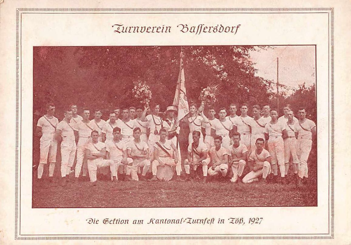 Ansichtskarten: TURNER BASSERSDORF 1926 - 5 AK – Gebraucht aus Lufingen von Rac0