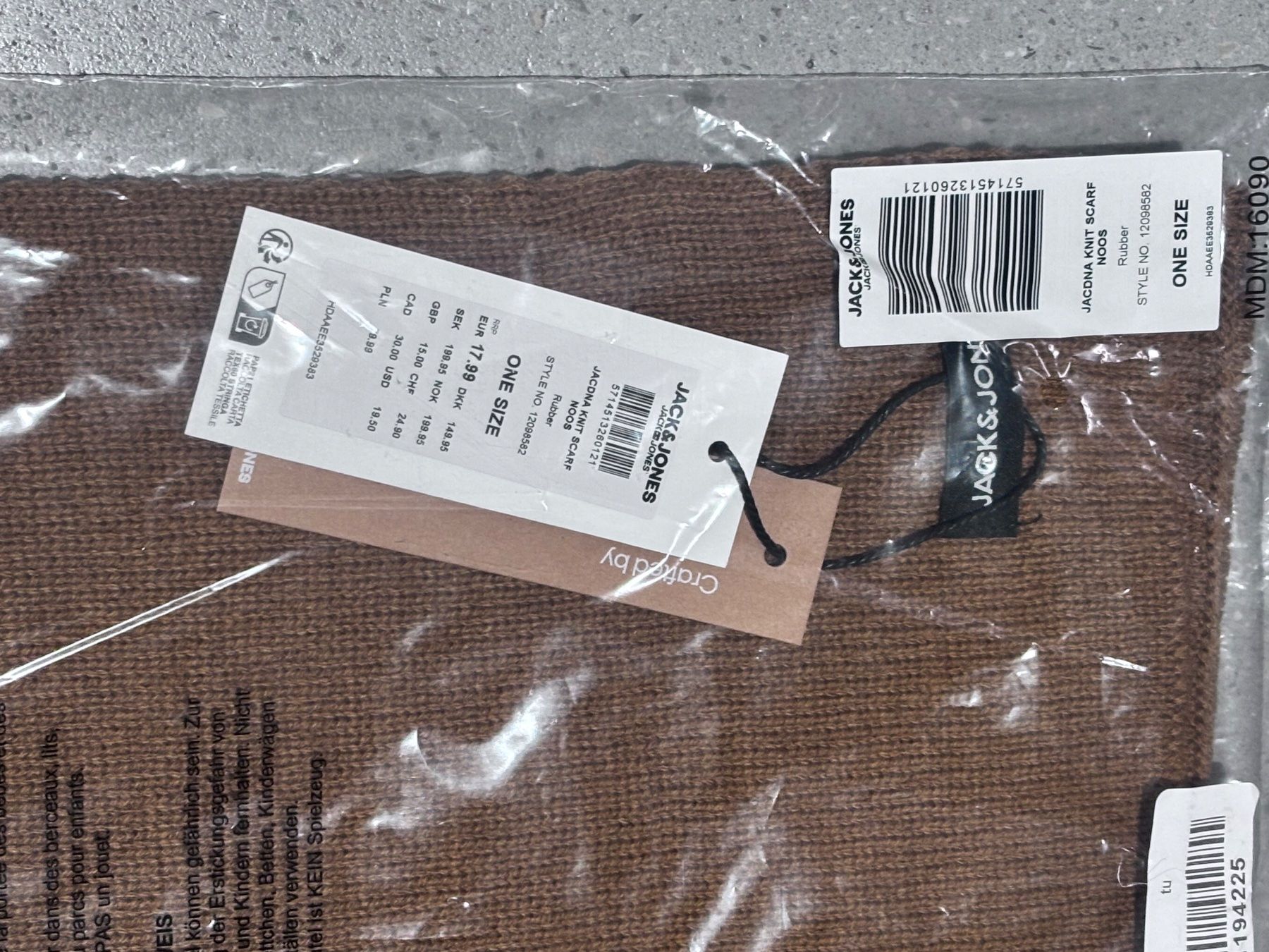 Schals: Jack&Jones Strickschal JACDNA, warm, neu, Grösse One Size – Neu und originalverpackt aus Zürich von engebrunau 4