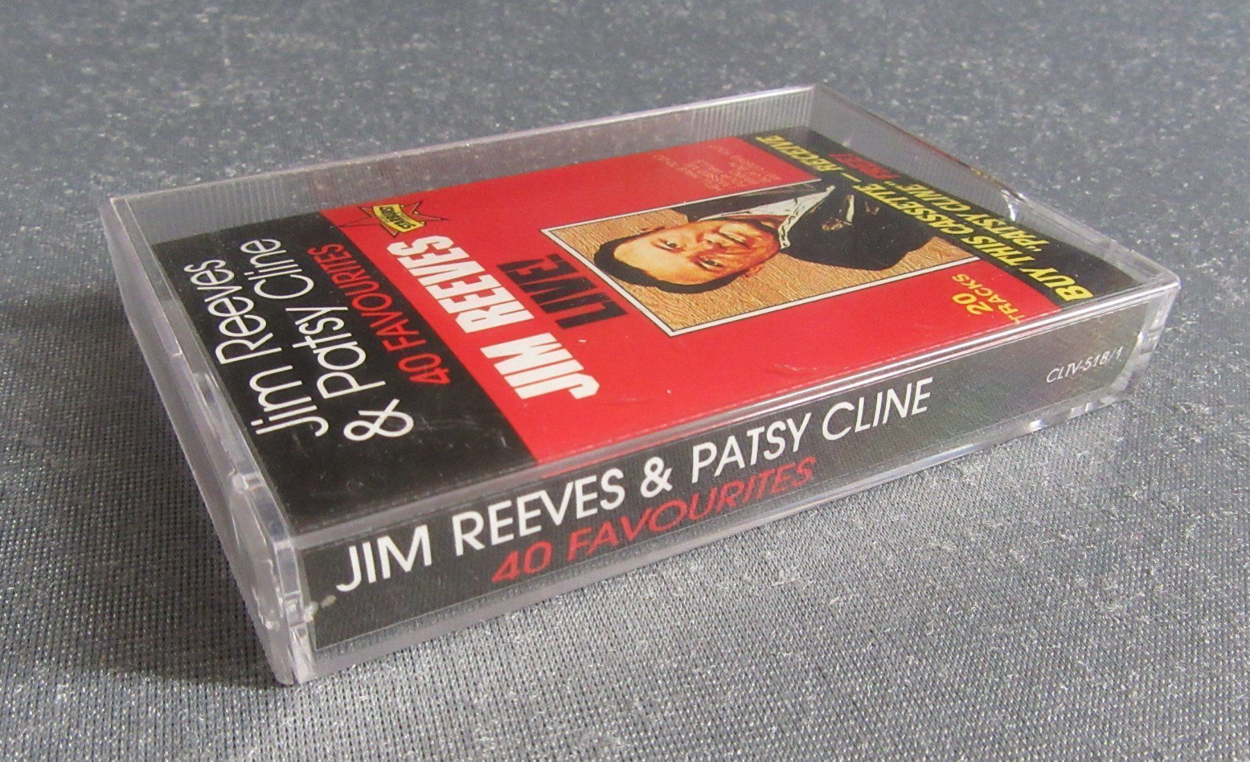 Musicassette: Jim Reeves & Patsy Cline - 40 Favourites - Musikkassette – Usato da Auenstein venduto da Padabimbim 4