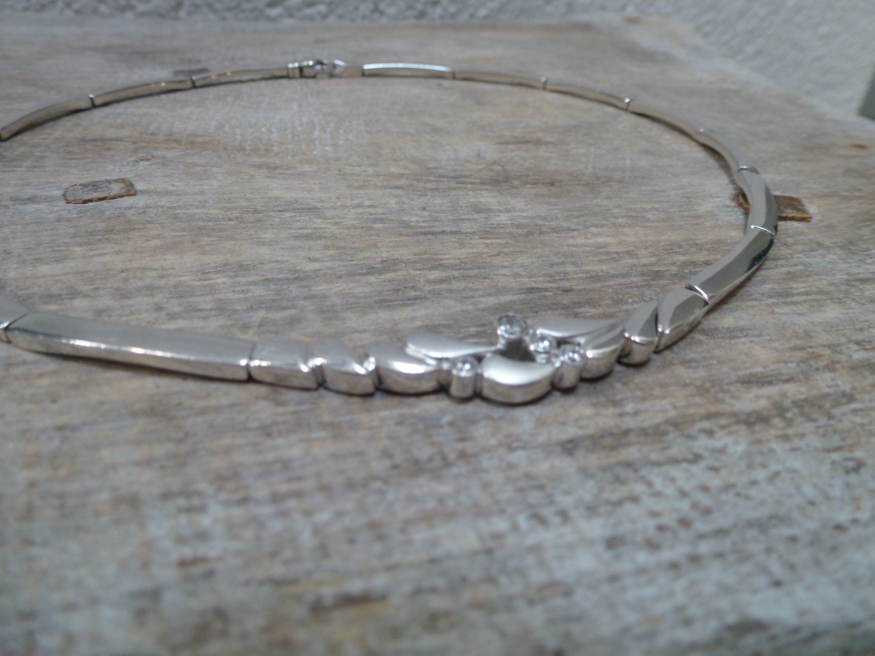 Catenine: Collier Halskette Silber Zirkonia – Usato da Esslingen venduto da FetteSchnecke 1