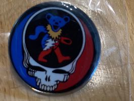 Grateful Dead Pin Anstecker  Punk Metal Rock Band