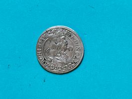 Silbermünze, FERDINCAROL DG ARCHID AV  , 1657,