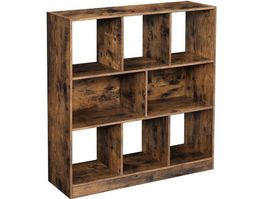 Bücherregal Raumteiler Regal Standregal aus Holz BALU