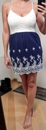 Sommerkleid, Kleid, Rock, Dress, Trägerkleid, Spitze