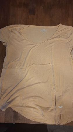 Hollister T-Shirt, Grösse M, Sandfarben
