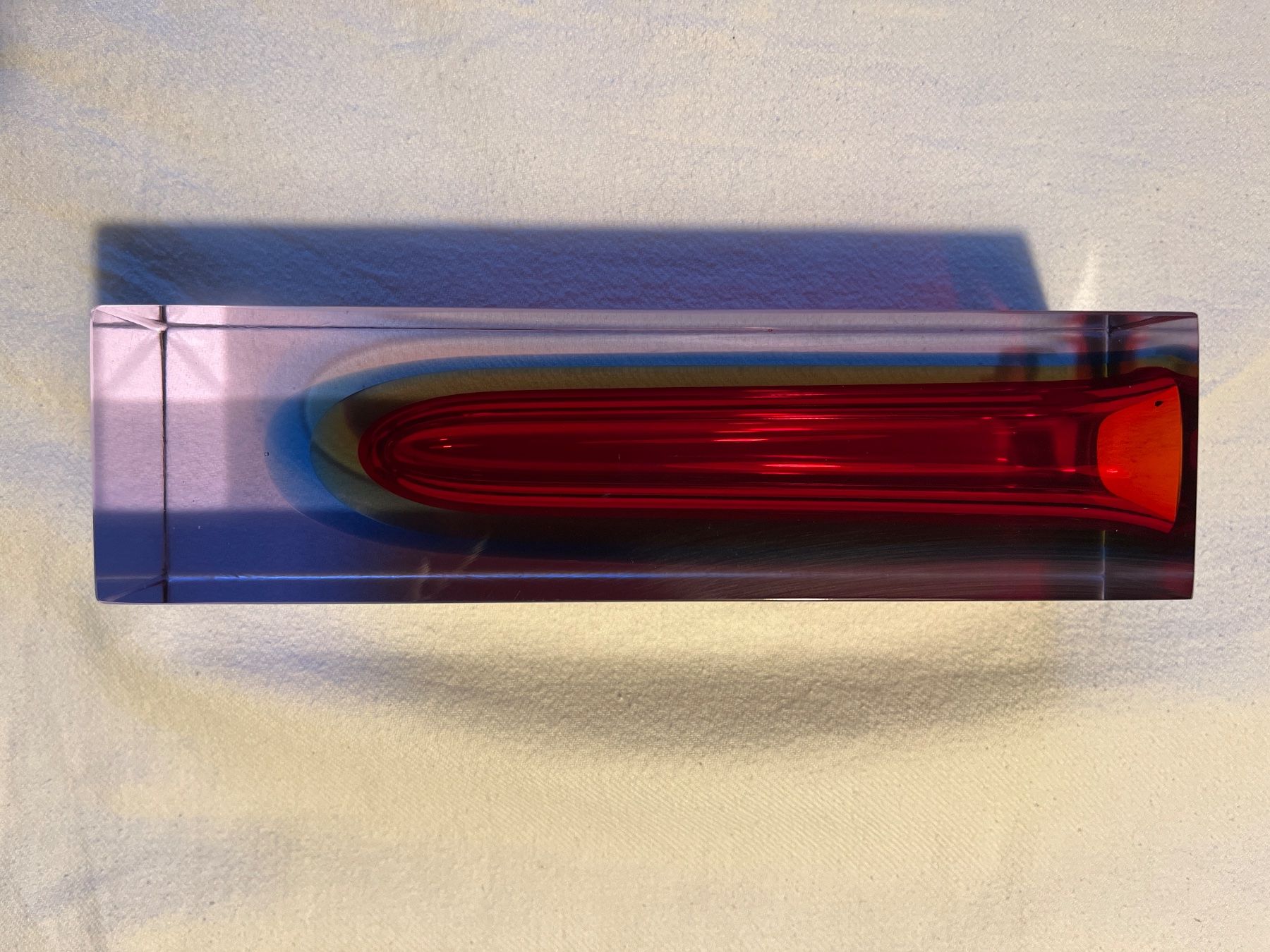 Murano Vasen & Gefässe: Murano Vase rot – Gebraucht aus Basel von metalltisch 7
