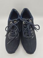 Schicke Damen Sneaker, dunkelblau, Gr. 38
