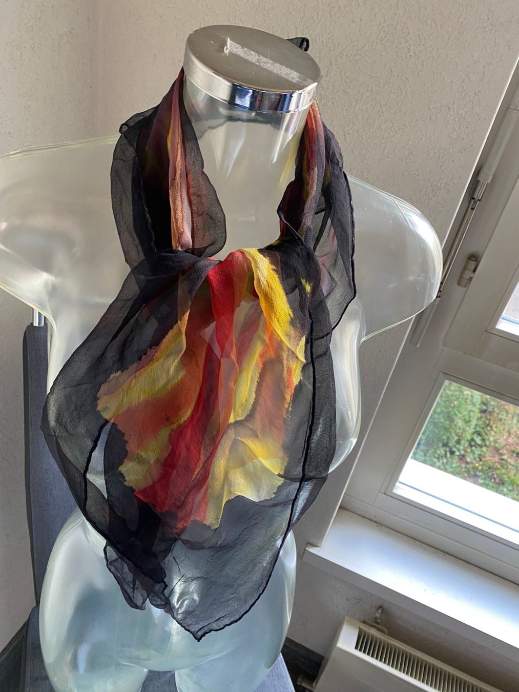 Foulard & Sciarpe: leichtes Tuch ca 82 x 80 cm – Usato da Allenwinden venduto da Obalu