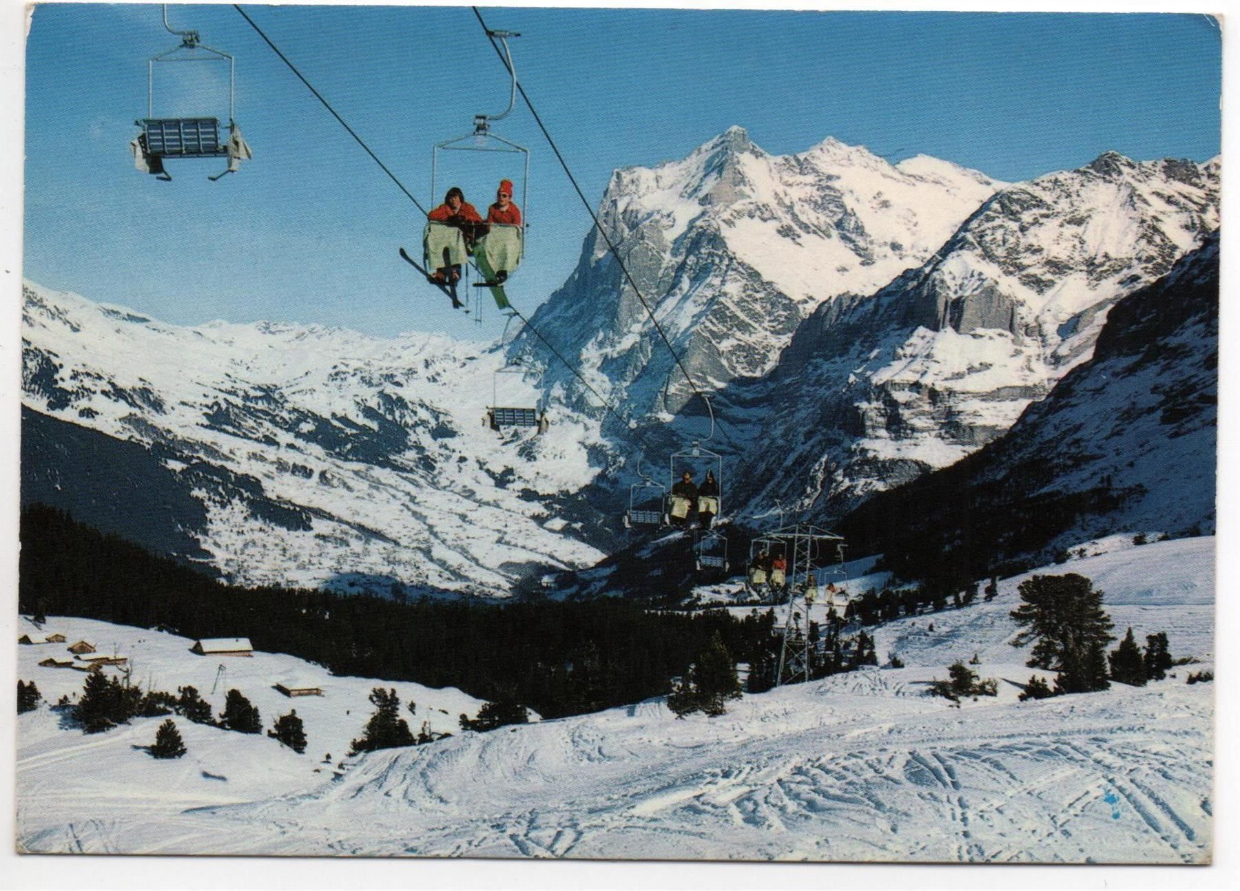 Cartes postales: GRINDELWALD Kl. Scheidegg, Arven Skilift – D'occasion à Jona par philajona