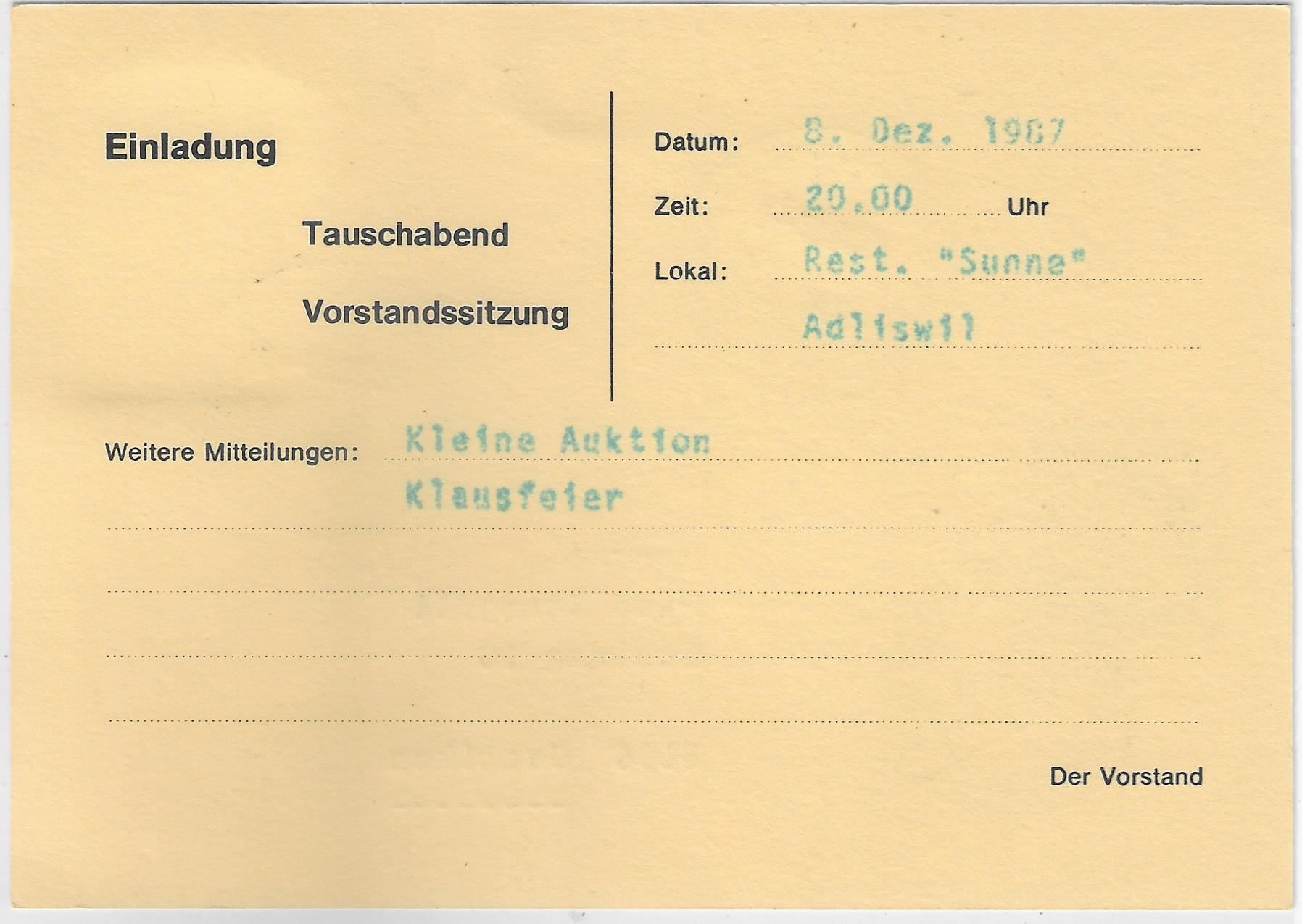 Tutti i francobolli: Werbestempel Gamprin-Bendern 30.11.1987 – Usato da Ettingen venduto da Kartenplanet 1