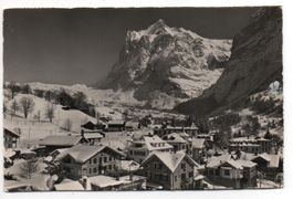 GRINDELWALD Dorfpartie mit Wetterhorn