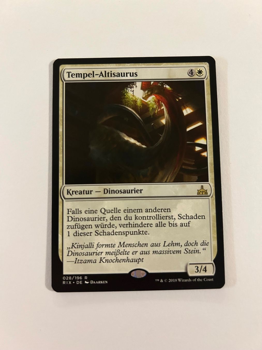 Magic The Gathering Carte collezionabili: MTG - Tempel-Altisaurus - Ixalan - DE – Usato da Wangen an der Aare venduto da SG94