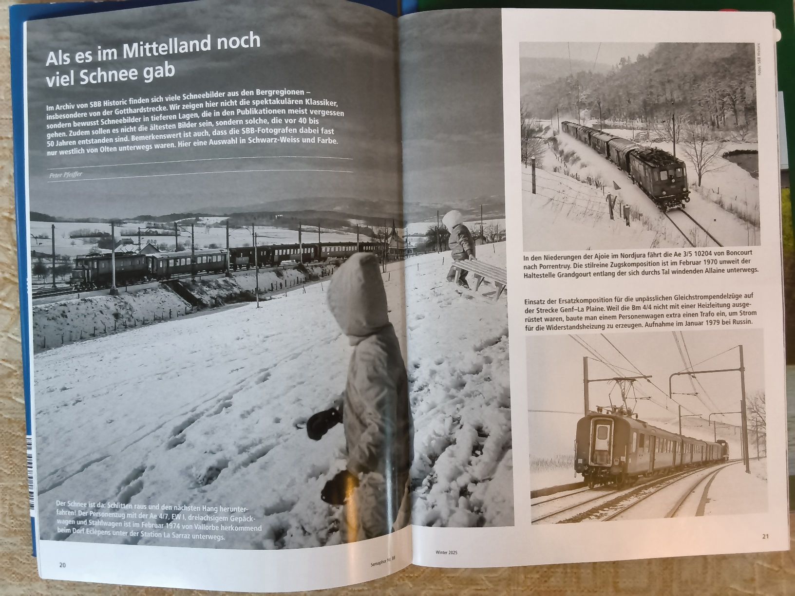 Riviste & Magazine: set 4 Eisenbahn-Hefte Semaphor 2025 – Usato da Hallau venduto da histoiremerveilleuse 4
