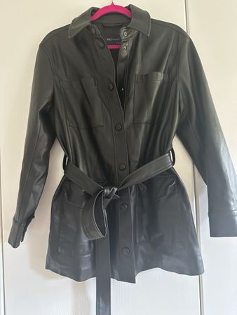 Schwarze Übergangsjacke von M&S Collection, Gr. 38, neu!