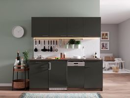 729 Singleküche Küchenzeile 195cm E/Y/G - Küche Einbauküche