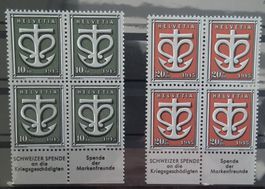 Sondermarken Schweizer Spende   4-er Block ungest. ohne Falz