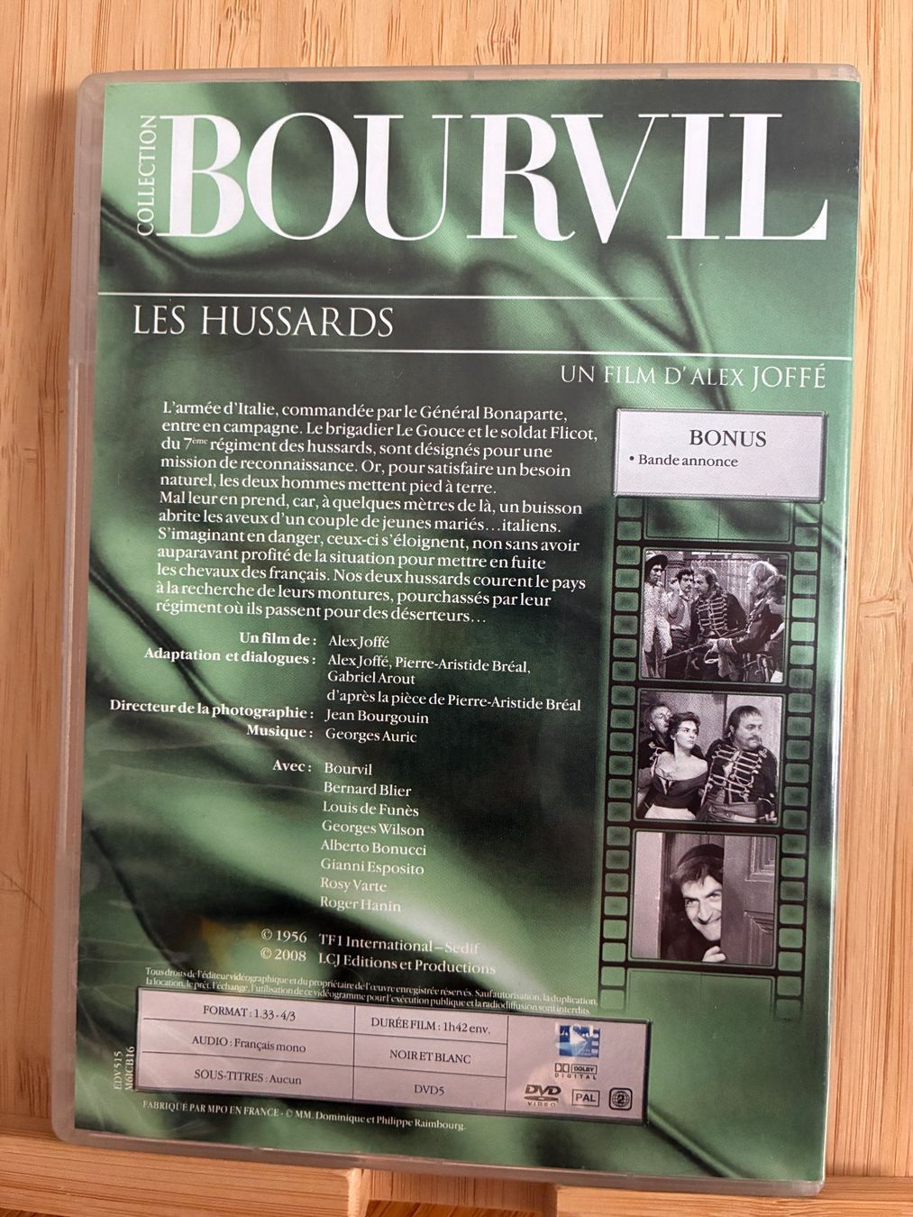 Tous les DVDs: Les Hussards  (1955, DVD, Collection Bourvil) – D'occasion à Vevey par zecollector 1