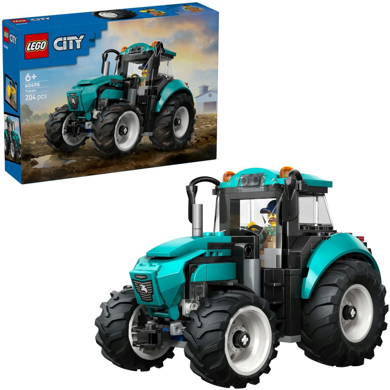Lego Kit di costruzioni: LEGO City 60498 Traktor – Nuovo e nell'imballaggio originale da Oensingen venduto da Liquidations-Shop