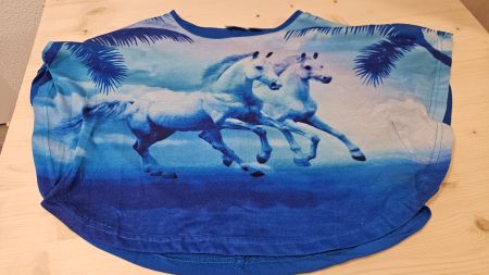 Sommerliches Pferde T-Shirt, Gr. 128/134, Top Zustand