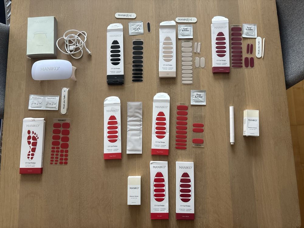 Maniko UV-Nagelfolien Set für perfekte Nägel, neuwertig (Gebraucht) in ...