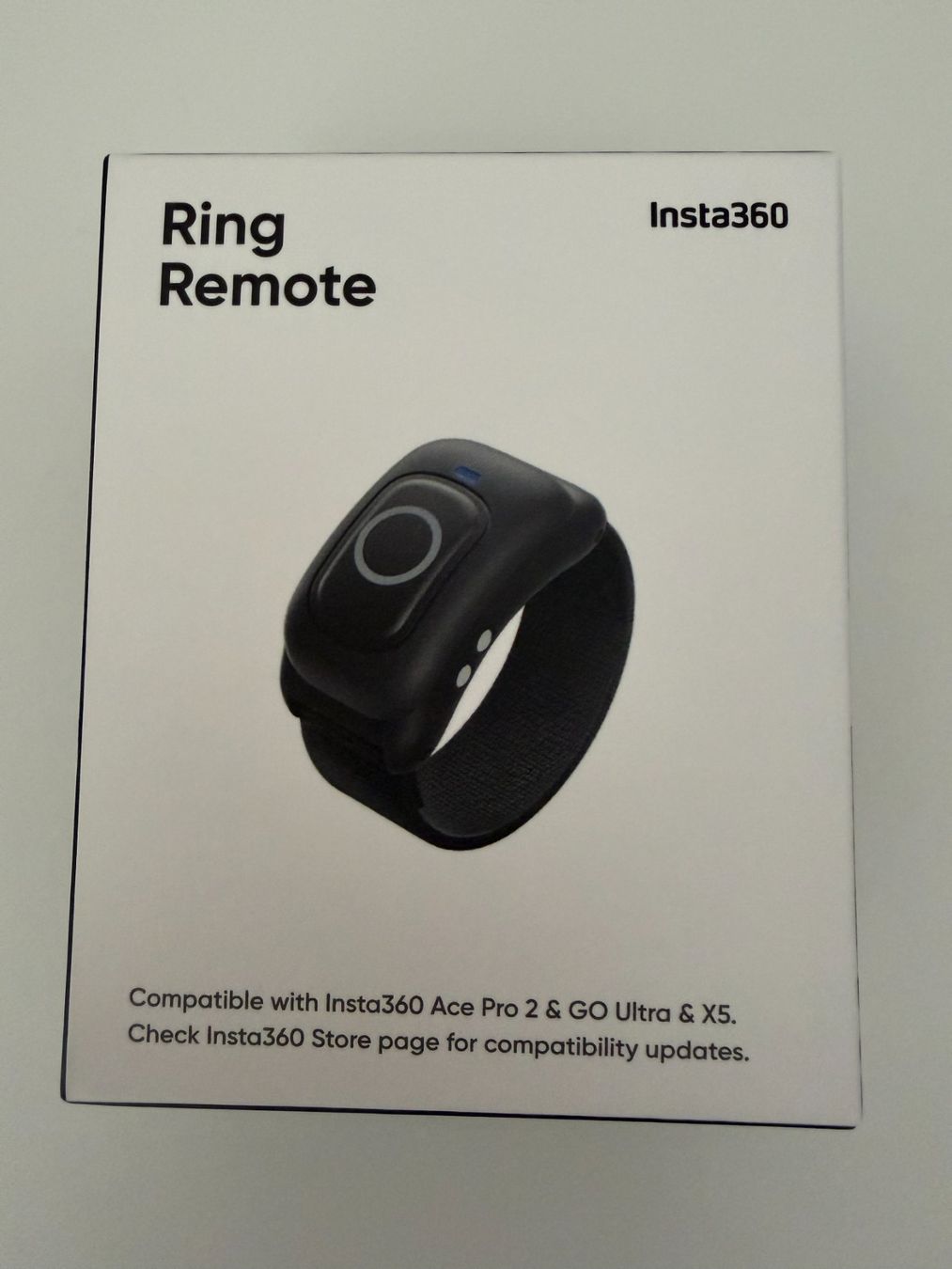 Insta360 Action Cam: Insta360 Ring Remote – Télécommande bague officielle – Usato da Fully venduto da Avranville