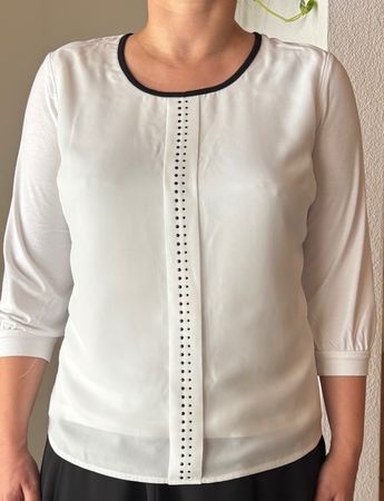 Elegante Damenbluse von FRANK WALDER, Gr. 38, BRIEFVERSAND