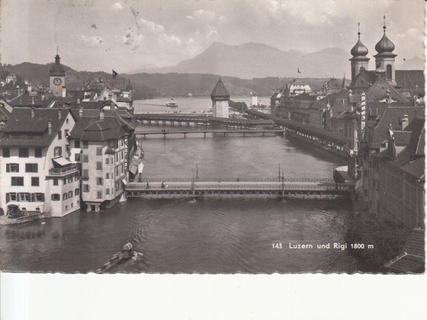 Cartoline postali: Luzern 1947 – Usato da Bürglen TG venduto da StampGraf