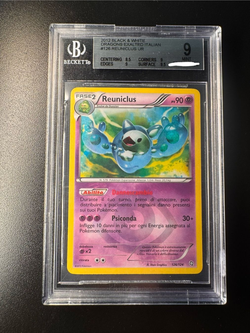 Pokémon Carte collezionabili: Reuniclus BGS 9 Pokemon – Usato da Corticiasca venduto da gio_yp69