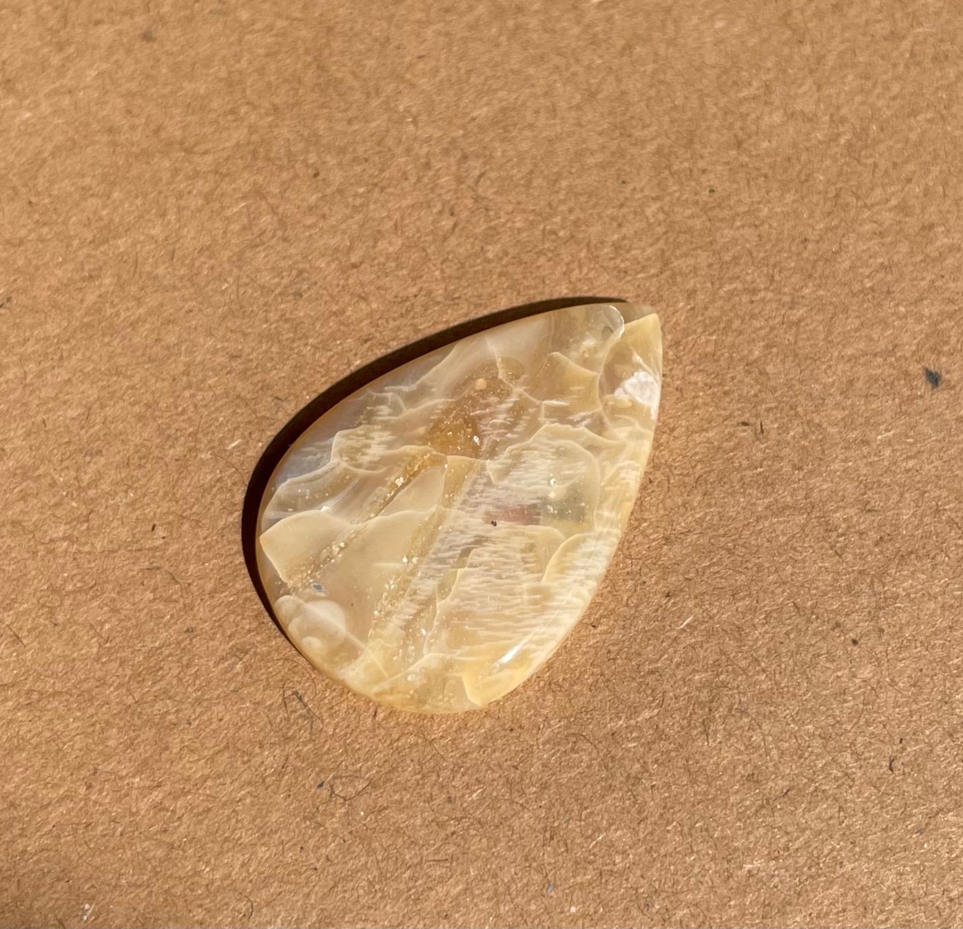Minerali & Pietre curative: Opal Cabochon    aus Australien Einzelstück Gold - Farben – Nuovo e nell'imballaggio originale da Leuggern venduto da gemshow 3