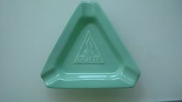 Keramik Laufen Aschenbecher 11 x 13 cm