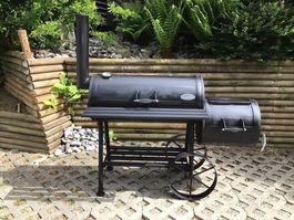 Smoker Barbecue Grill Club 5 mm 120 Kilo massiv neue CN Rost