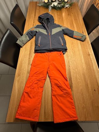 CMP Skianzug, Top Zustand, Grösse 128 128, Orange/Grau!