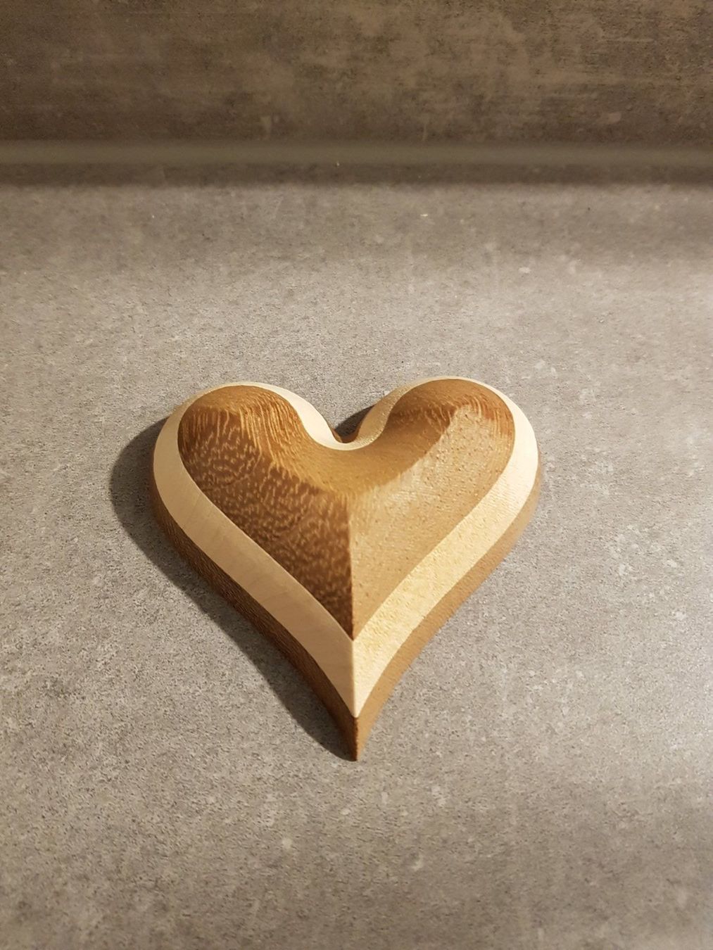 Articoli in legno: Herz aus Holz – Nuovo (secondo la descrizione) da Brunnen venduto da kent03 1