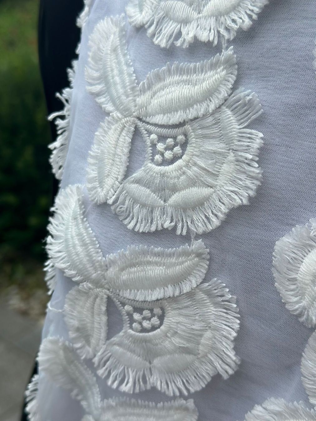 H&M Camicette: Weisses Sommertop mit Blumenmuster Gr. M – Usato da Zufikon venduto da Modestil365 8